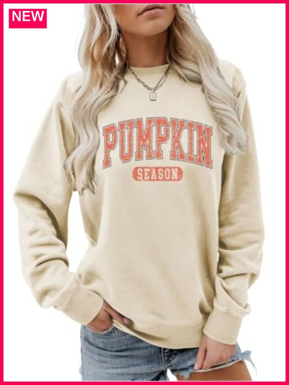 Pumpkin Season Sweatshirt Women Thanksgiving Graphic Pullover Fall